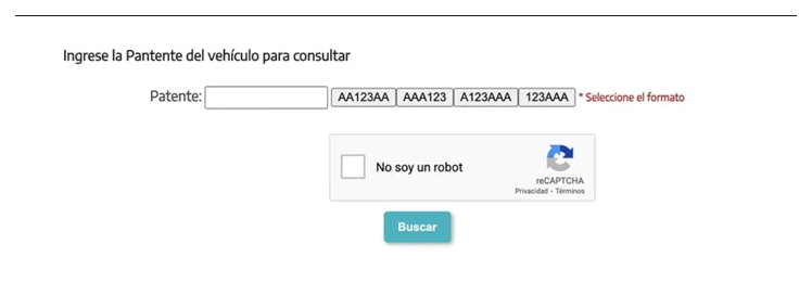 Paso 2 para consultar o cambiar el turno de la VTV en Ciudadela